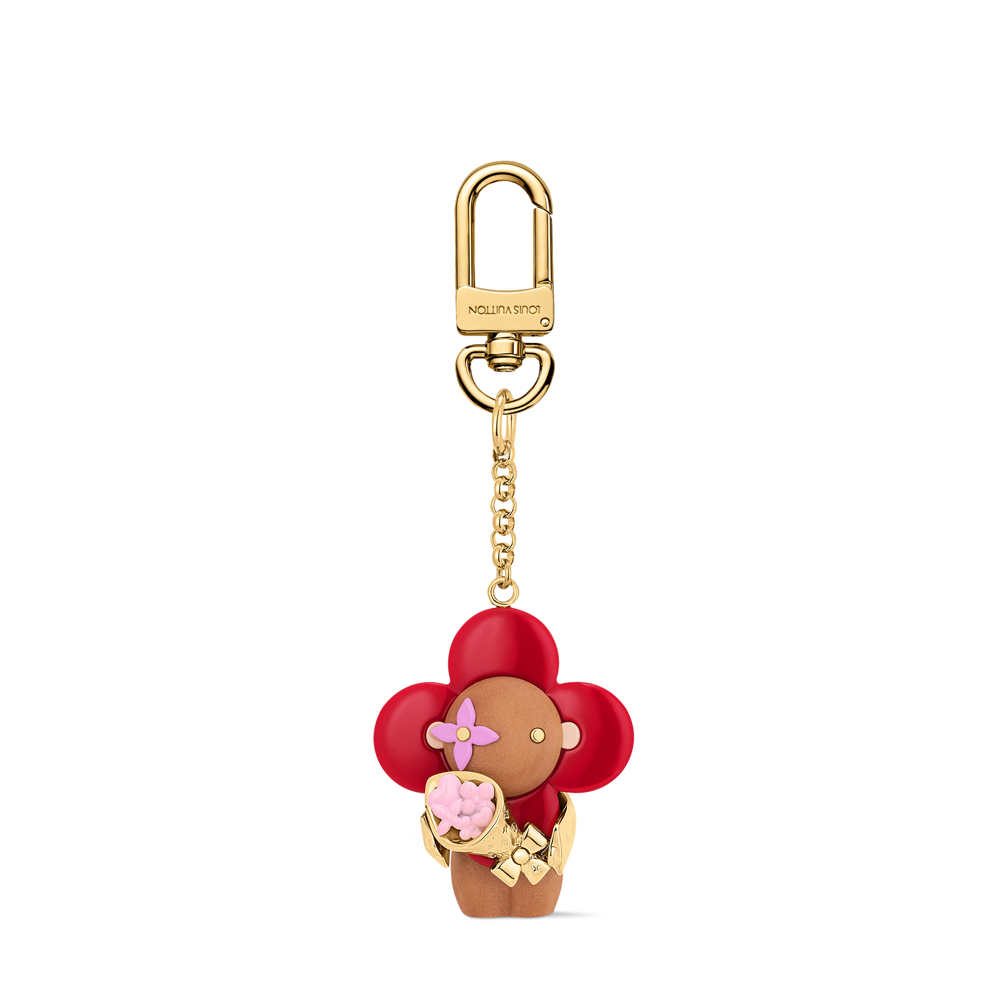 Louis Vuitton ハートチャーム バーガンディ Vivienne Candy Heart Bag Charm . - Accessories | LOUIS VUITTON